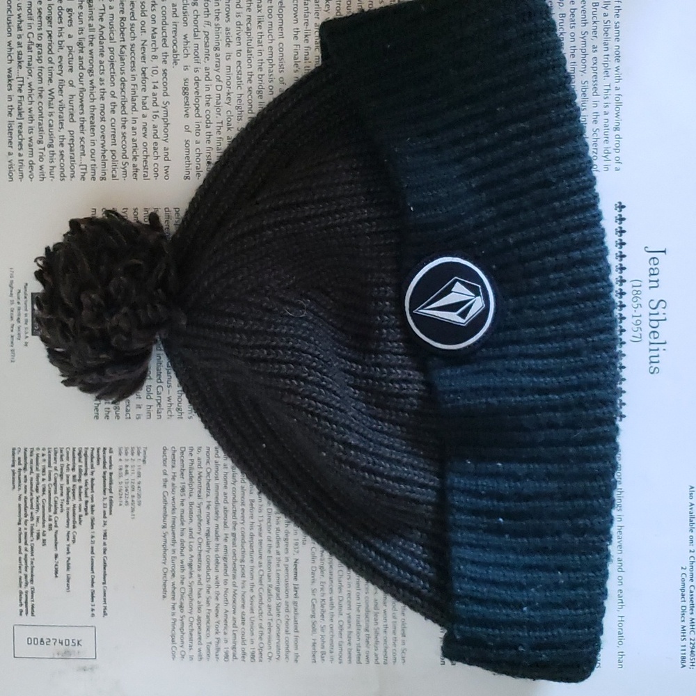 Volcom Pom Beanie Dark Green
